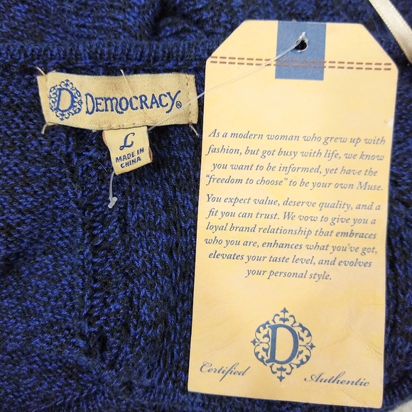 Democracy asymmetrical heather sweater - Picture 5 of 6